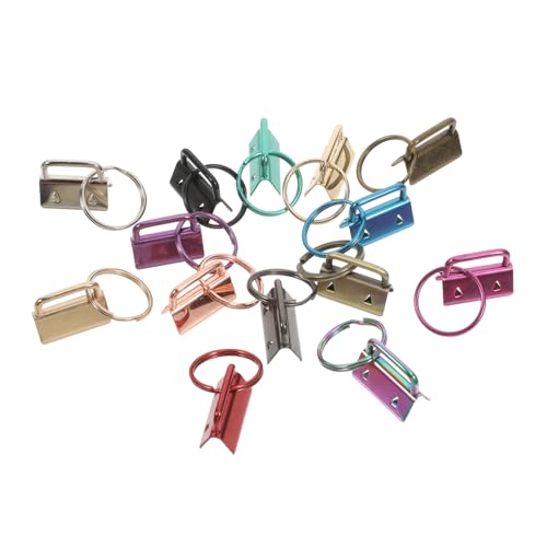DOITOOL 14 Teiliger Schwanzclip Schlüsselring D Ring Schlüsselanhänger DIY Schlüsselband Set Geldbörsen Hardware Galvanischer Schlüsselanhänger Drehclip Kleiner D Ring DOITOOL 14 Teiliger Schwanzclip Schlüsselring D Ring Schlüsselanhänger DIY Schlüsselband Set Geldbörsen Hardware Galvanischer Schlüsselanhänger Drehclip Kleiner D Ring von DOITOOL