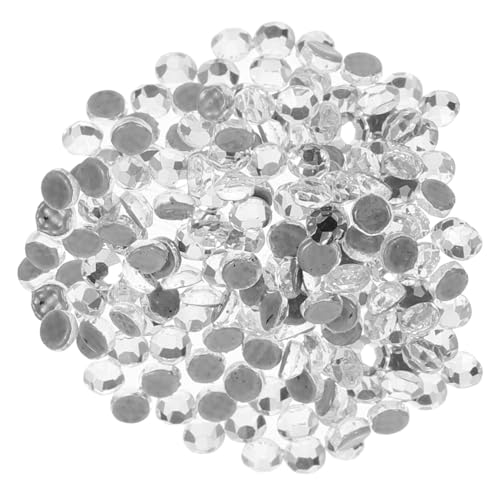 DOITOOL 1440 Stück heiße Diamantdekoration Strassverzierungen sortiert Schuhe Kleidung edelstein schmucksteine Strasssteine ​​mit flacher Rückseite zum Basteln Strass für Stoff Glas Weiß von DOITOOL