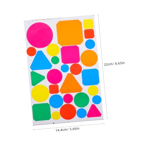 DOITOOL 15 Blatt Bunte Selbstklebende Markierungsaufkleber Mehrfarbige Runde und Rechteckige Etiketten Vielseitige Klebepunkte für Haushalt Büro Lagerung Beschreibbare Farbcodierung DOITOOL 15 Blatt Bunte Selbstklebende Markierungsaufkleber Mehrfarbige Runde und Rechteckige Etiketten Vielseitige Klebepunkte für Haushalt Büro Lagerung Beschreibbare Farbcodierung von DOITOOL