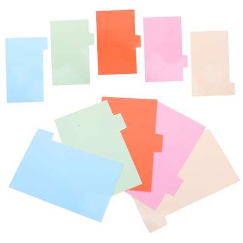 DOITOOL 15 Blatt Karteikarte Lesezeichen Teilen der Registerkarten Trennblätter für Seitenordner Abschnittsindexteiler Notizbuchteiler Buchregisterkarten Index-Tabs beschichtetes Papier DOITOOL 15 Blatt Karteikarte Lesezeichen Teilen der Registerkarten Trennblätter für Seitenordner Abschnittsindexteiler Notizbuchteiler Buchregisterkarten Index-Tabs beschichtetes Papier von DOITOOL