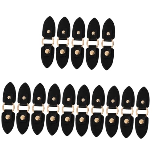 DOITOOL 15 Paare Toggle Buckles für Windjacken DIY Kleidungsverschluss Metall Knebelverschlüsse für Mäntel Strickjacken Pelzmantel Ersatzknöpfe Schwarz DOITOOL 15 Paare Toggle Buckles für Windjacken DIY Kleidungsverschluss Metall Knebelverschlüsse für Mäntel Strickjacken Pelzmantel Ersatzknöpfe Schwarz von DOITOOL