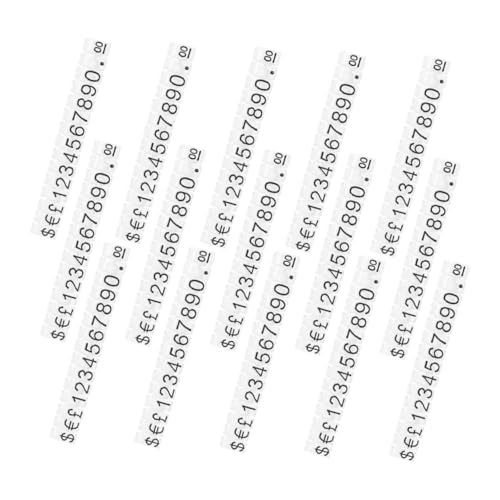 DOITOOL 15 Saiten Preisschild Würfel Etiketten -Tags Schmuck Tags Schmuckanhänger zum Verkauf Tags für die Kennzeichnung Tags für handgefertigte Artikel Schmuck-Tags Plastik von DOITOOL