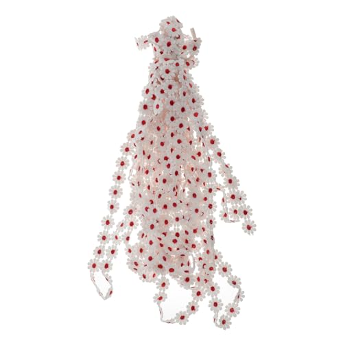 DOITOOL 15 Stickerei Spitze Süßes Band Geschenkbänder Ein Verpackungsband Gänseblümchen Spitzenband Spitzenbesatz Blumendekor Floraler Spitzenstoff Für Polyestergarn Rot DOITOOL 15 Stickerei Spitze Süßes Band Geschenkbänder Ein Verpackungsband Gänseblümchen Spitzenband Spitzenbesatz Blumendekor Floraler Spitzenstoff Für Polyestergarn Rot von DOITOOL
