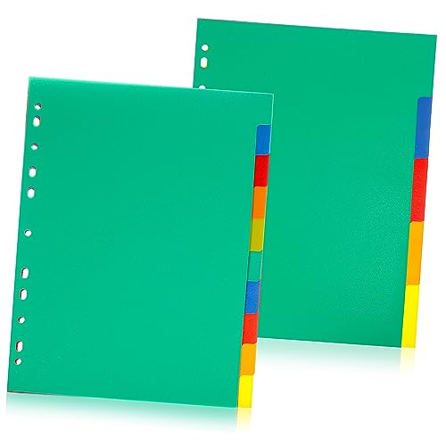 DOITOOL 15 Stück A4pp-kunststoffklassifizierungsseite Schule Heftklammern Aus Papier Kanzleipapier Tabs-ordner Pastell Bindemittel Registerkarten Vinyl Notizbücher Trennblätter Für Ordner DOITOOL 15 Stück A4pp-kunststoffklassifizierungsseite Schule Heftklammern Aus Papier Kanzleipapier Tabs-ordner Pastell Bindemittel Registerkarten Vinyl Notizbücher Trennblätter Für Ordner von DOITOOL