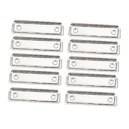 DOITOOL 15 Stück Briefpapier-Clip büroartikel bürobedarf büromaterial büro zubehör Schreibwaren-Set Zwischenablage Bretter mit Nieten festklemmen montierbare Klemmbrett-Clips Eisen Silver DOITOOL 15 Stück Briefpapier-Clip büroartikel bürobedarf büromaterial büro zubehör Schreibwaren-Set Zwischenablage Bretter mit Nieten festklemmen montierbare Klemmbrett-Clips Eisen Silver von DOITOOL