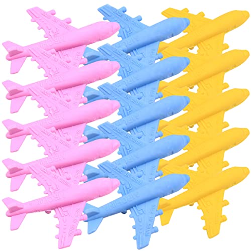 DOITOOL 15 Stück Flugzeug Radiergummi süße Schulsachen Schreibwaren süßes stationäres Radiergummis für Flugzeuge Radiergummi Schulbriefpapier Plastik Colorful Zufällige Farbe DOITOOL 15 Stück Flugzeug Radiergummi süße Schulsachen Schreibwaren süßes stationäres Radiergummis für Flugzeuge Radiergummi Schulbriefpapier Plastik Colorful Zufällige Farbe von DOITOOL