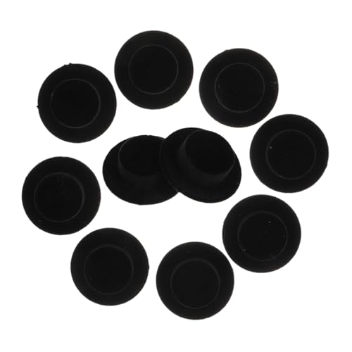 DOITOOL 15 Stück Mini-Zylinder Schwarz Puppenhüte Beflockung DIY Formelle Hüte Weindeckel Winzige Kappen Bulk Für Puppenhaus Kunsthandwerk DOITOOL 15 Stück Mini-Zylinder Schwarz Puppenhüte Beflockung DIY Formelle Hüte Weindeckel Winzige Kappen Bulk Für Puppenhaus Kunsthandwerk von DOITOOL