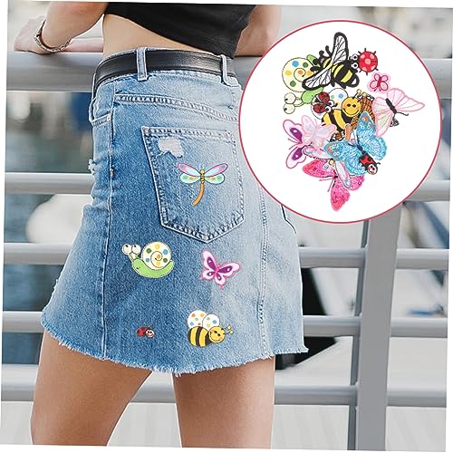 DOITOOL 15 Stück Teiliges Besticktes Patch Leichte DIY Applikationen zum Aufbügeln und Aufnähen Dekorative Reparaturflicken für Kleidung Taschen Hüte und Schuhe Langlebig und DOITOOL 15 Stück Teiliges Besticktes Patch Leichte DIY Applikationen zum Aufbügeln und Aufnähen Dekorative Reparaturflicken für Kleidung Taschen Hüte und Schuhe Langlebig und von DOITOOL