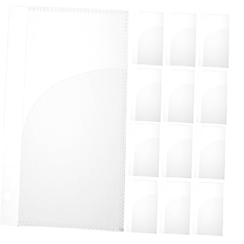DOITOOL 15 Stück Teiliges Binder Taschen Transparente PP Hüllen mit Löchern Seitlich Offen Wasserabweisend Flexible Loseblatt Einlagen für Organizer für Reise Studium und Büro DOITOOL 15 Stück Teiliges Binder Taschen Transparente PP Hüllen mit Löchern Seitlich Offen Wasserabweisend Flexible Loseblatt Einlagen für Organizer für Reise Studium und Büro von DOITOOL