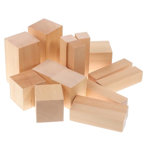 DOITOOL 15 Stück Teiliges Holzklötze zum Schnitzen Rechteckige Unbearbeitete Holzblöcke in Verschiedenen für DIY Holzkunst Heimdeko und Bastelprojekte für Anfänger und Profis DOITOOL 15 Stück Teiliges Holzklötze zum Schnitzen Rechteckige Unbearbeitete Holzblöcke in Verschiedenen für DIY Holzkunst Heimdeko und Bastelprojekte für Anfänger und Profis von DOITOOL