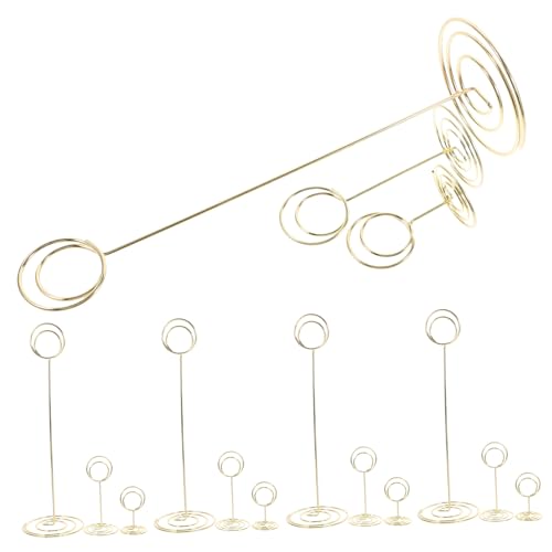 DOITOOL 15 Stück Teiliges Tischkartenhalter aus Metall Stabiler Fotohalter für Hochzeiten Partys Restaurants und Ständern für Tischnummern und Erinnerungen DOITOOL 15 Stück Teiliges Tischkartenhalter aus Metall Stabiler Fotohalter für Hochzeiten Partys Restaurants und Ständern für Tischnummern und Erinnerungen von DOITOOL