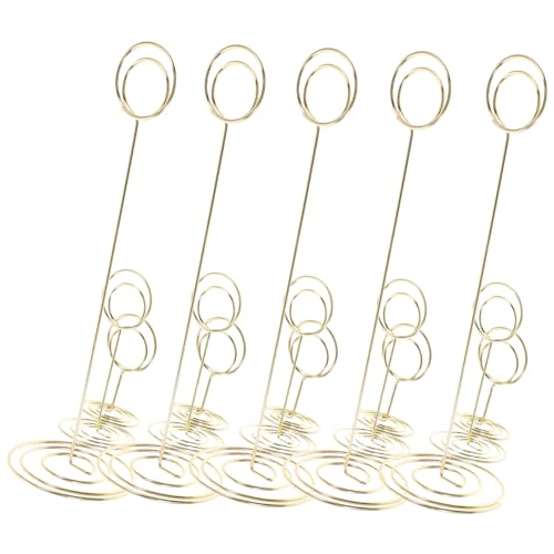 DOITOOL 15 Stück Teiliges Tischkartenhalter aus Stahldraht Stabile Foto und Memo Clips in Gold Vielseitig für Tischkarten Menüs Namenskarten Hochzeit und Restaurantdekoration Sicher und DOITOOL 15 Stück Teiliges Tischkartenhalter aus Stahldraht Stabile Foto und Memo Clips in Gold Vielseitig für Tischkarten Menüs Namenskarten Hochzeit und Restaurantdekoration Sicher und von DOITOOL