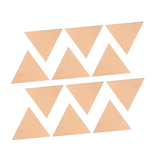 DOITOOL 15 Stück Teiliges Unbehandelte Dreieckige Holzstücke aus Lindenholz Umweltfreundliche DIY Bastelrohlinge Glatt Geschliffen Beidseitig Bemalbar für Weihnachts und DOITOOL 15 Stück Teiliges Unbehandelte Dreieckige Holzstücke aus Lindenholz Umweltfreundliche DIY Bastelrohlinge Glatt Geschliffen Beidseitig Bemalbar für Weihnachts und von DOITOOL