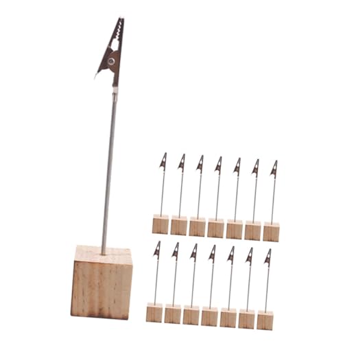 DOITOOL 15 Stück Visitenkartenhalter aus Holz Notizen Hochzeiten Rezeption Styling Loch Und Tischkarten für die Tischdekoration Tischbildhalter Namensschilder für Tabellen Cliphalter Eisen DOITOOL 15 Stück Visitenkartenhalter aus Holz Notizen Hochzeiten Rezeption Styling Loch Und Tischkarten für die Tischdekoration Tischbildhalter Namensschilder für Tabellen Cliphalter Eisen von DOITOOL