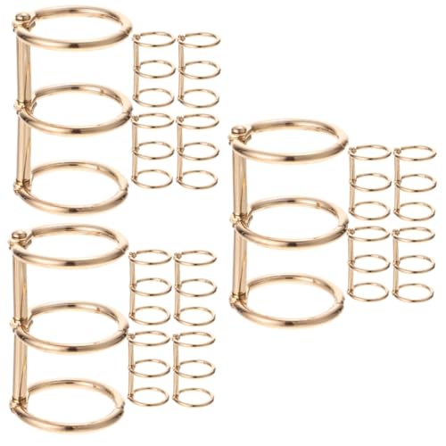 DOITOOL 15 Teiliges Goldene Metall Ringbügel Binder Ringe Langlebig Flexibel für Notizbücher Scrapbooks Aktenordner DIY Papierhalter Langlebig Praktische Aufbewahrung DOITOOL 15 Teiliges Goldene Metall Ringbügel Binder Ringe Langlebig Flexibel für Notizbücher Scrapbooks Aktenordner DIY Papierhalter Langlebig Praktische Aufbewahrung von DOITOOL