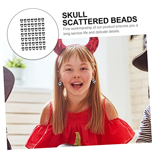 DOITOOL 150 Stck. Weiße Skull Shape Loose Beads mit Marmorierung Langlebige Bastelperlen für DIY Armbänder Ohrringe Halsketten und Kreative Schmuckherstellung DOITOOL 150 Stck. Weiße Skull Shape Loose Beads mit Marmorierung Langlebige Bastelperlen für DIY Armbänder Ohrringe Halsketten und Kreative Schmuckherstellung von DOITOOL