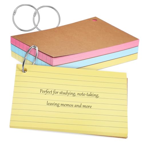 DOITOOL 150 Stück Amerikanische Index-haftnotizen Überarbeitung Der Notizkarten Gefüttert Kartenringe Revisionskarten Karteikarten Mit Registern Karteikarten Mit Ringen Studenten Papier DOITOOL 150 Stück Amerikanische Index-haftnotizen Überarbeitung Der Notizkarten Gefüttert Kartenringe Revisionskarten Karteikarten Mit Registern Karteikarten Mit Ringen Studenten Papier von DOITOOL