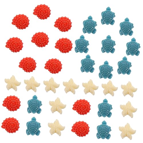 DOITOOL 150 Stück Diy Spacer Perlen Harz Meeresschildkröte Seestern und Schnecke Bastelzubehör für Armbänder und Zufällige Designs für Schmuckherstellung DOITOOL 150 Stück Diy Spacer Perlen Harz Meeresschildkröte Seestern und Schnecke Bastelzubehör für Armbänder und Zufällige Designs für Schmuckherstellung von DOITOOL
