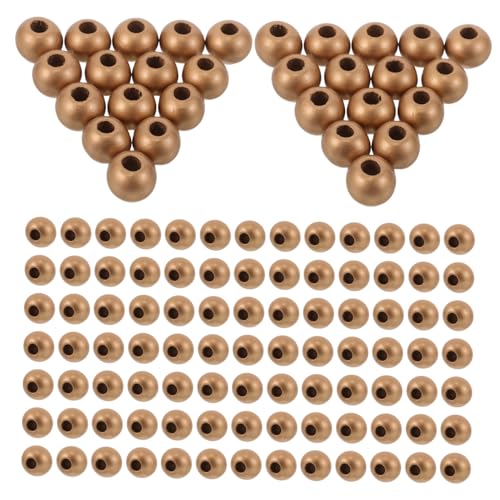 DOITOOL 150 Stück Gefärbte Holzperlen Mit Großem Loch Runde Abstandshalter Aus Glattem Holz Für DIY Schmuck Armbänder Halsketten Schlüsselanhänger Leicht Und Vielseitig Für Kreative DOITOOL 150 Stück Gefärbte Holzperlen Mit Großem Loch Runde Abstandshalter Aus Glattem Holz Für DIY Schmuck Armbänder Halsketten Schlüsselanhänger Leicht Und Vielseitig Für Kreative von DOITOOL