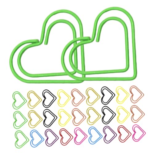 DOITOOL 150 Stück Herzförmige Büroklammern Metall Bunte Kleine Paper Memo Clips für Organisation Starke Klammern für Büro Schule Zuhause Robuste Dokumentenhalter Praktische Lesezeichen DOITOOL 150 Stück Herzförmige Büroklammern Metall Bunte Kleine Paper Memo Clips für Organisation Starke Klammern für Büro Schule Zuhause Robuste Dokumentenhalter Praktische Lesezeichen von DOITOOL