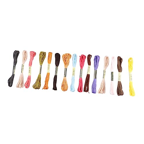 DOITOOL 150 Stück Ökologische Baumwollfäden Farben Diy Stickgarn für Kreuzstich und Handarbeit Zufällige Farben für Bastelprojekte und Dekorationen Zufällige Farbe DOITOOL 150 Stück Ökologische Baumwollfäden Farben Diy Stickgarn für Kreuzstich und Handarbeit Zufällige Farben für Bastelprojekte und Dekorationen Zufällige Farbe von DOITOOL