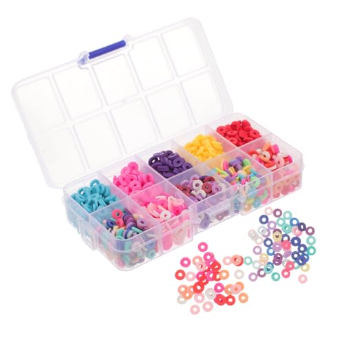 DOITOOL 1500 Stück Armband Schmuck Abstandsperle armband DIY liefert Schmuckzubehör Perlen zum Basteln Schmuckperlen lose Perlen aus perlen perlen Polymer-Ton DOITOOL 1500 Stück Armband Schmuck Abstandsperle armband DIY liefert Schmuckzubehör Perlen zum Basteln Schmuckperlen lose Perlen aus perlen perlen Polymer-Ton von DOITOOL