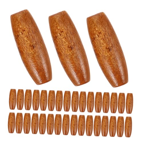 DOITOOL 150Stücke Ovale Holzperlen Ahorn für Schmuckherstellung DIY Bastelbedarf für Türvorhänge Taschen und Dekorationen DOITOOL 150Stücke Ovale Holzperlen Ahorn für Schmuckherstellung DIY Bastelbedarf für Türvorhänge Taschen und Dekorationen von DOITOOL