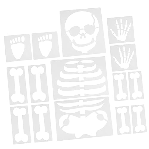 DOITOOL 15Blätter Halloween Skelett Malvorlagen Gruselige Schablonen Für Wanddekoration Wiederverwendbar Und Waschbar Für DIY Festivals Sichere Und Langlebige Materialien DOITOOL 15Blätter Halloween Skelett Malvorlagen Gruselige Schablonen Für Wanddekoration Wiederverwendbar Und Waschbar Für DIY Festivals Sichere Und Langlebige Materialien von DOITOOL