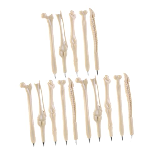 DOITOOL 15Stücke Teiliges Halloween Knochen Kugelschreiber Lustige Schreibgeräte für Schüler Kreative Deko für Partys und Halloween Feiern Realistische Skelettform Glattes Schreiben DOITOOL 15Stücke Teiliges Halloween Knochen Kugelschreiber Lustige Schreibgeräte für Schüler Kreative Deko für Partys und Halloween Feiern Realistische Skelettform Glattes Schreiben von DOITOOL