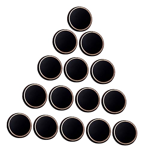 DOITOOL 15Stücke Zinklegierungs Knöpfe Runde Nähknöpfe für Kleidung Langlebig für DIY Nähprojekte und Bekleidungszubehör von DOITOOL