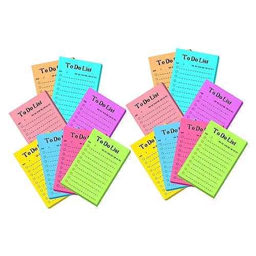DOITOOL 16 Fluoreszierende Haftnotizen Aufkleber Für Büronotizen Notizaufkleber Selbstklebende Memo-aufkleber Aufkleber Beachten Home-memo-aufkleber Zubehör Beachten Papier DOITOOL 16 Fluoreszierende Haftnotizen Aufkleber Für Büronotizen Notizaufkleber Selbstklebende Memo-aufkleber Aufkleber Beachten Home-memo-aufkleber Zubehör Beachten Papier von DOITOOL