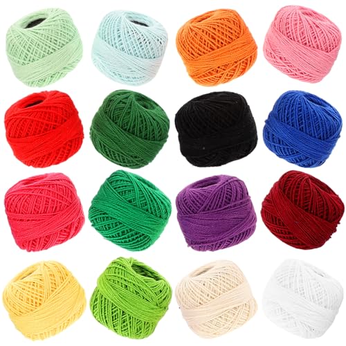 DOITOOL 16 Rollen Stickgarn Stich Baumwollnähfäden Stickstränge Stickseide Stickerei Stickfaden Kreuzen Nähen Nähgarn Anfänger Stoff Nähzubehör Fäden Zum Sticken Stickmaterialien Baumwolle DOITOOL 16 Rollen Stickgarn Stich Baumwollnähfäden Stickstränge Stickseide Stickerei Stickfaden Kreuzen Nähen Nähgarn Anfänger Stoff Nähzubehör Fäden Zum Sticken Stickmaterialien Baumwolle von DOITOOL