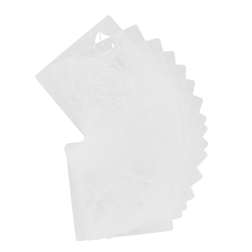 DOITOOL 16 Stück Handgezeichnete Blumenvorlage Anlage Schablonen ziehen Wand Malschablone DIY Bastelschablone Blumenschablonen Plastikschablonen Rosenschablone das Haustier Weiß DOITOOL 16 Stück Handgezeichnete Blumenvorlage Anlage Schablonen ziehen Wand Malschablone DIY Bastelschablone Blumenschablonen Plastikschablonen Rosenschablone das Haustier Weiß von DOITOOL