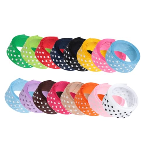 DOITOOL 16 Stück Polyester Bänder mit Diy Haarschmuck Geschenkverpackungen Dekoration für Feste Hochwertige Stoffbänder für Bastelprojekte Zufällige Designs DOITOOL 16 Stück Polyester Bänder mit Diy Haarschmuck Geschenkverpackungen Dekoration für Feste Hochwertige Stoffbänder für Bastelprojekte Zufällige Designs von DOITOOL