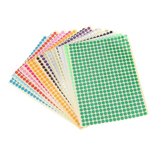DOITOOL 16 Stück Teiliges Farbcodierung Aufkleber Punkte Bunte Selbstklebende Etiketten für Büro Schule Markierung und Organisation Vielseitig Einsetzbar DOITOOL 16 Stück Teiliges Farbcodierung Aufkleber Punkte Bunte Selbstklebende Etiketten für Büro Schule Markierung und Organisation Vielseitig Einsetzbar von DOITOOL