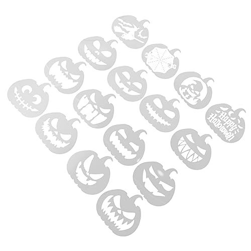 DOITOOL 16 Stück Teiliges Halloween Kürbis Doodle Schablonen Kreative Cutout Vorlagen mit Glatter Oberfläche Wiederverwendbar Leicht zu Reinigen für DIY Dekorationen und Malvorlagen DOITOOL 16 Stück Teiliges Halloween Kürbis Doodle Schablonen Kreative Cutout Vorlagen mit Glatter Oberfläche Wiederverwendbar Leicht zu Reinigen für DIY Dekorationen und Malvorlagen von DOITOOL