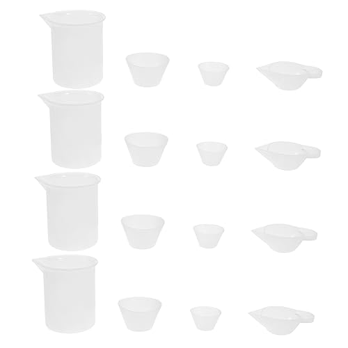 DOITOOL 16 Stück Teiliges Silikon Gießbecher Set für Diy Epoxidharz Mini Werkzeugset für Schmuckherstellung Messbecher und Trennbechern für Kreative Bastelprojekte DOITOOL 16 Stück Teiliges Silikon Gießbecher Set für Diy Epoxidharz Mini Werkzeugset für Schmuckherstellung Messbecher und Trennbechern für Kreative Bastelprojekte von DOITOOL