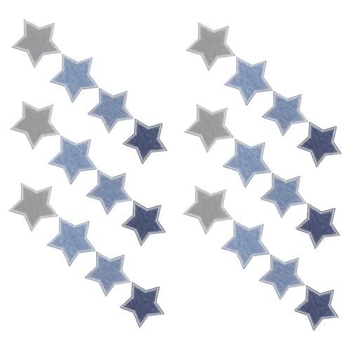 DOITOOL 16 Stück Teiliges Stern Aufbügel-patch Selbstklebend und Bestickt Flexible Applikationen für Jeans Jacken Rucksäcke Einfache DIY Reparatur und Kreative Kleidung Dekoration DOITOOL 16 Stück Teiliges Stern Aufbügel-patch Selbstklebend und Bestickt Flexible Applikationen für Jeans Jacken Rucksäcke Einfache DIY Reparatur und Kreative Kleidung Dekoration von DOITOOL