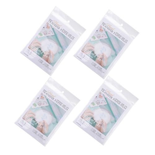 DOITOOL 16 Stück Teiliges Wasserlösliches Stickvlies Waschbarer Stickstabilisator für Diy-handarbeiten Vielseitig Zuschneidbar für Kleidung und Segeltuchschuhe Einfache Anwendung für von DOITOOL