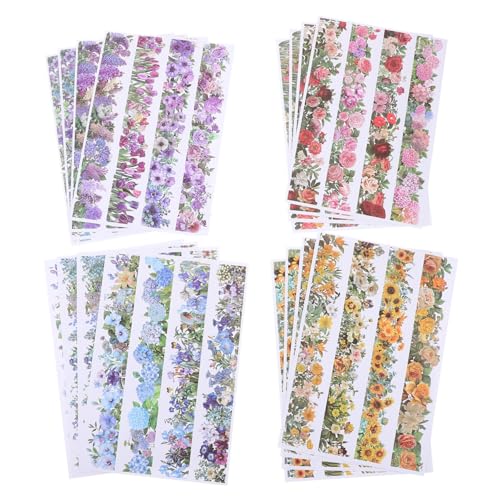 DOITOOL 16 Stück Vintage Washi Klebebänder Dekorative Aufkleber für Scrapbooking Tagebuch Fotoalben Diy Bastelbedarf mit Einzigartigen Mustern und Vielseitiger Anwendung von DOITOOL