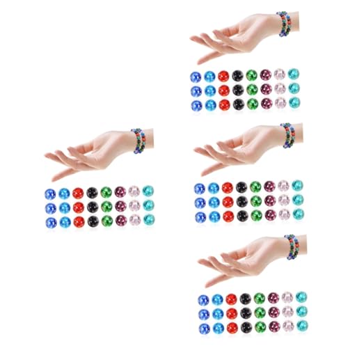 DOITOOL 160 Stück Leuchtende Glasperlen Runde Perlen für Basteln und Schmuckherstellung in Farben Nachtleuchtende Dekoperlen für Diy Projekte und Armbänder von DOITOOL
