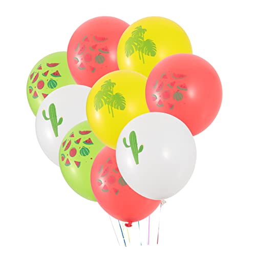 DOITOOL 16Stücke Teiliges Hawaii Themen Partyballons Sommerdruck Latexballons Für Geburtstagsfeiern Vielseitige Dekorationen Und Fotorequisiten Wassermelon Und Kaktusdesigns DOITOOL 16Stücke Teiliges Hawaii Themen Partyballons Sommerdruck Latexballons Für Geburtstagsfeiern Vielseitige Dekorationen Und Fotorequisiten Wassermelon Und Kaktusdesigns von DOITOOL