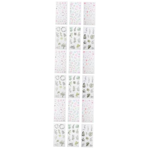 DOITOOL 18 Sätze Blumenblätter Botanische Washi Aufkleber für Diy Planner und Kunsthandwerk Kreative Dekoration Einfach Ablösbar ohne Rückstände für Scrapbooking und Mehr DOITOOL 18 Sätze Blumenblätter Botanische Washi Aufkleber für Diy Planner und Kunsthandwerk Kreative Dekoration Einfach Ablösbar ohne Rückstände für Scrapbooking und Mehr von DOITOOL