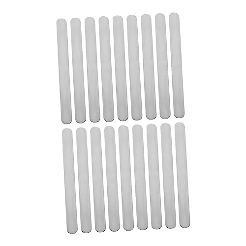 DOITOOL 18 Stück Edelstahlarmband Schild Herstellung für Wohnung dünn bracelet set armband zubehör Armband-Kit Armbinde Manschettenarmband -Kit leeres Kuppelarmband Rostfreier Stahl Silver von DOITOOL