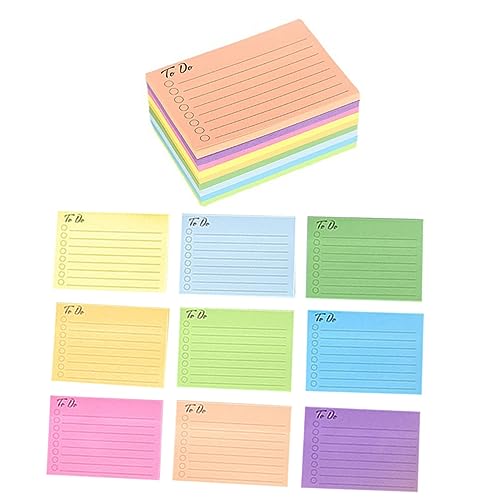 DOITOOL 18 Stück Farbige Haftnotizen Notizbilder Liste Aufkleber Für Büronotizen Blinken Notizpolster Nützlicher Memo-sticker Winzig Klein Notizblock Klebrig Fluoreszierendes Papier DOITOOL 18 Stück Farbige Haftnotizen Notizbilder Liste Aufkleber Für Büronotizen Blinken Notizpolster Nützlicher Memo-sticker Winzig Klein Notizblock Klebrig Fluoreszierendes Papier von DOITOOL