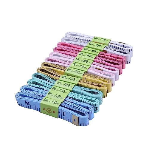 DOITOOL 18 Stück Teiliges Maßband Flexiblem für und Handwerk Leicht Langlebig und Zufälligen Farben Erhältlich für Präzise Messungen Zufällige Farbe Zufällige Farbe von DOITOOL