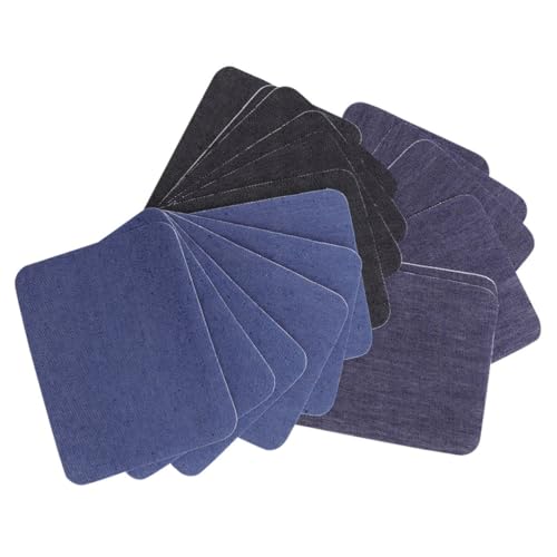 DOITOOL 18 Stück Teiliges Selbstklebende Ellbogen und Knie Patches aus Denim Baumwolle Quadratische Reparaturflicken für Kleidung Schuhe Hüte Taschen und Hosen Vielseitig und Einfach DOITOOL 18 Stück Teiliges Selbstklebende Ellbogen und Knie Patches aus Denim Baumwolle Quadratische Reparaturflicken für Kleidung Schuhe Hüte Taschen und Hosen Vielseitig und Einfach von DOITOOL
