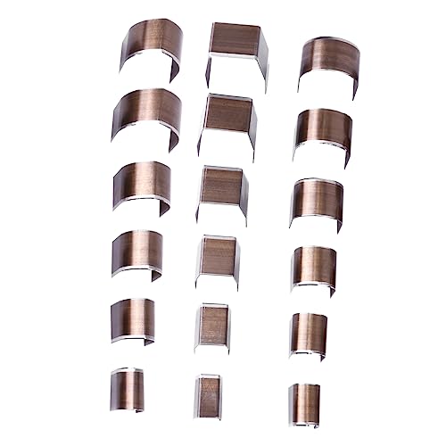 DOITOOL 18 Stück Teiliges Set Leder Ecklochk Cutter für Handarbeiten Hochdichtes Stahlwerkzeug für Diy Leder Geldbörsen und Mehr von DOITOOL