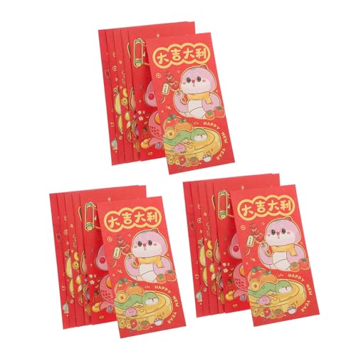 DOITOOL 18 Stück rote Umschlagtasche Neujahr rotes Umschläge Rote Tasche rote Umschläge zur Hochzeit Geldumschläge für chinseerote Umschläge Perlenpapier DOITOOL 18 Stück rote Umschlagtasche Neujahr rotes Umschläge Rote Tasche rote Umschläge zur Hochzeit Geldumschläge für chinseerote Umschläge Perlenpapier von DOITOOL