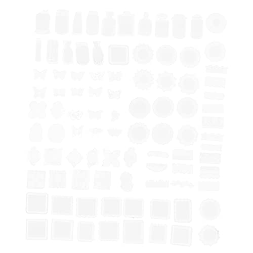 DOITOOL 180 Stück Teiliges Scrapbook Sticker Vintage Spitze Design Transparente Pet Aufkleber für Tagebücher Diy Scrapbooking Journal Dekoration Vielseitig Verwendbar mit von DOITOOL